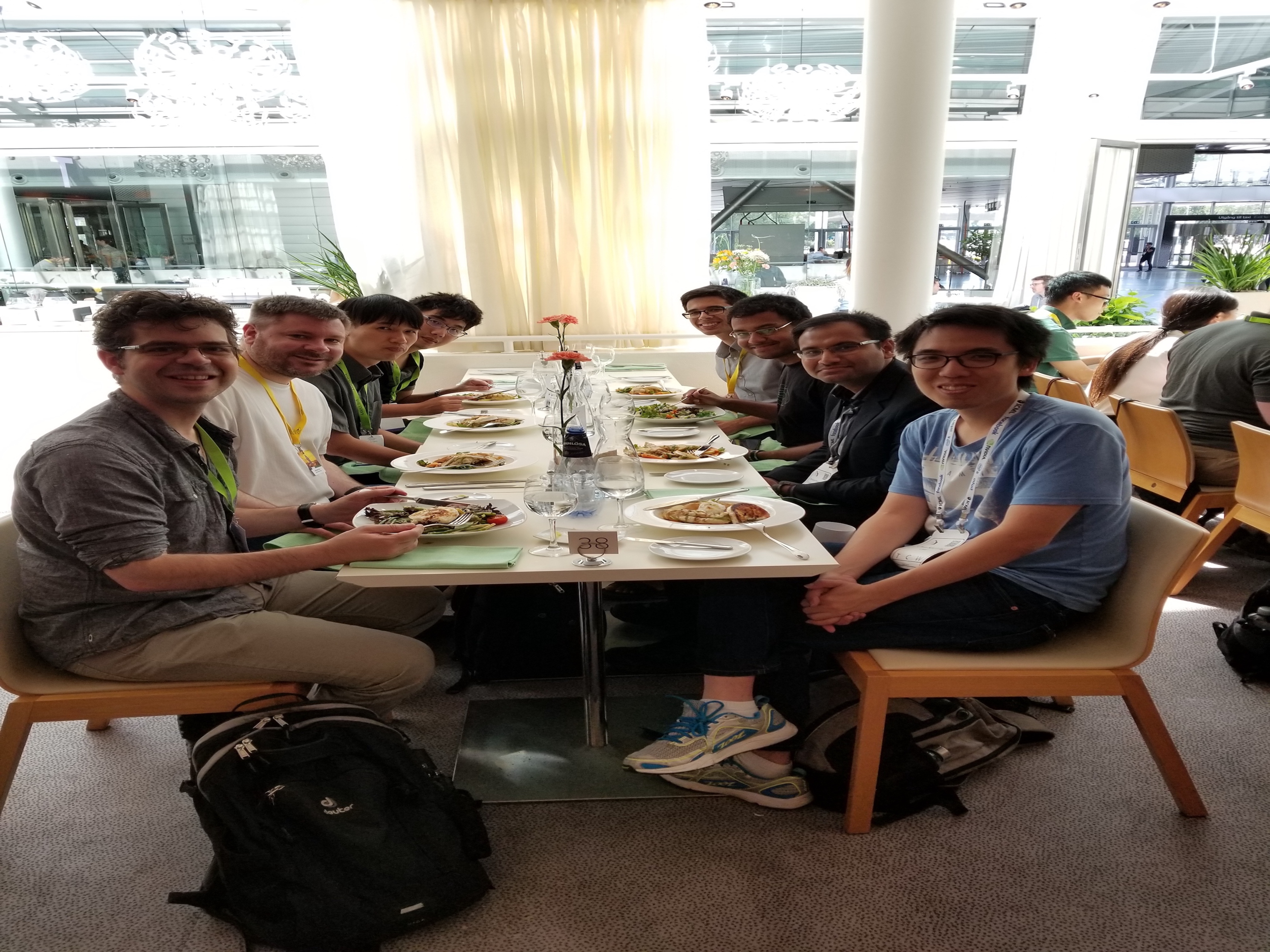 Teamcore 2018 lunch